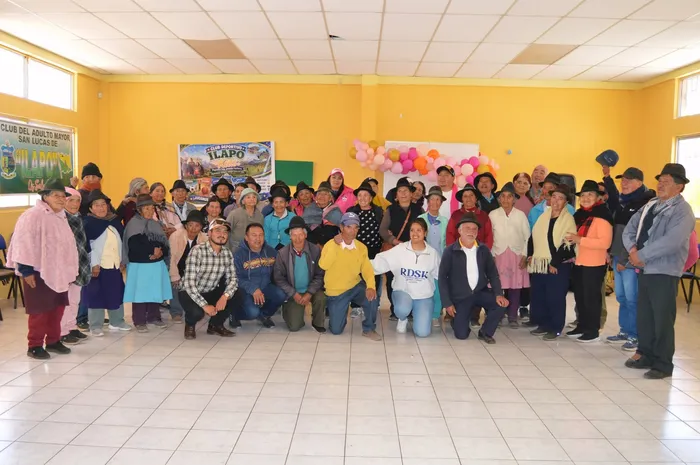 Un encuentro con el Club de Adultos Mayores San Lucas de Ilapo